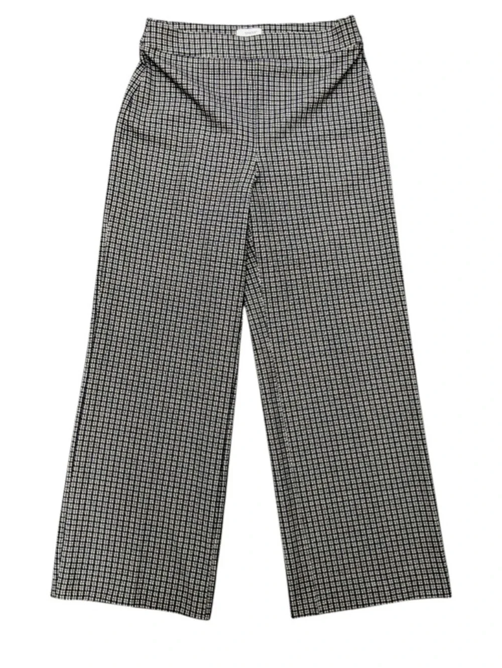 Spanx PerfectFit Ponte Wide Leg Jacquard Pants Women’s XL Black Plaid Stretch